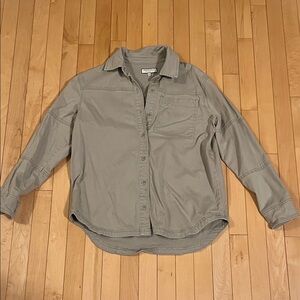 Bagatelle Women's Size Small Green Shirt-Jacket